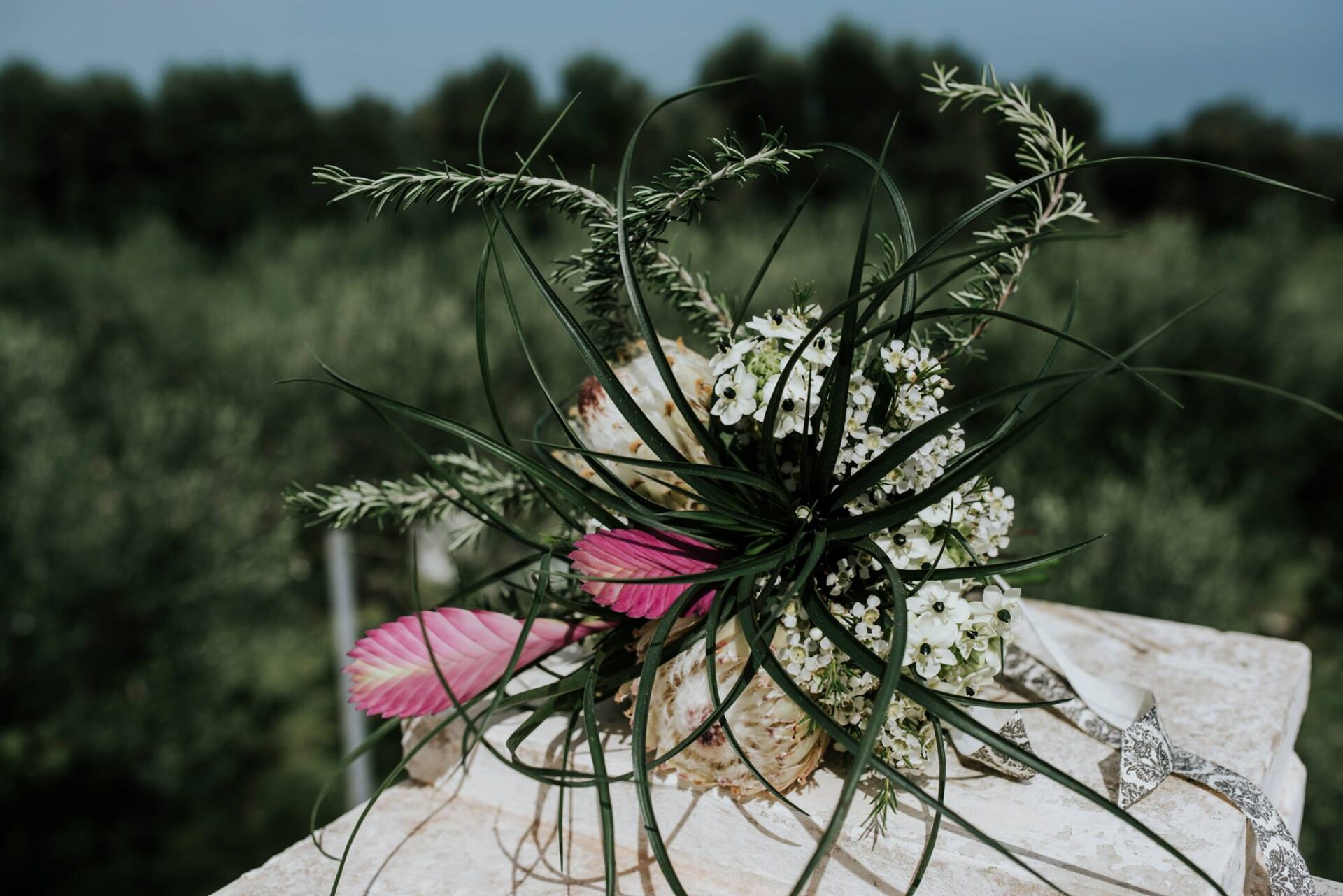 Bouquet per sposa rock