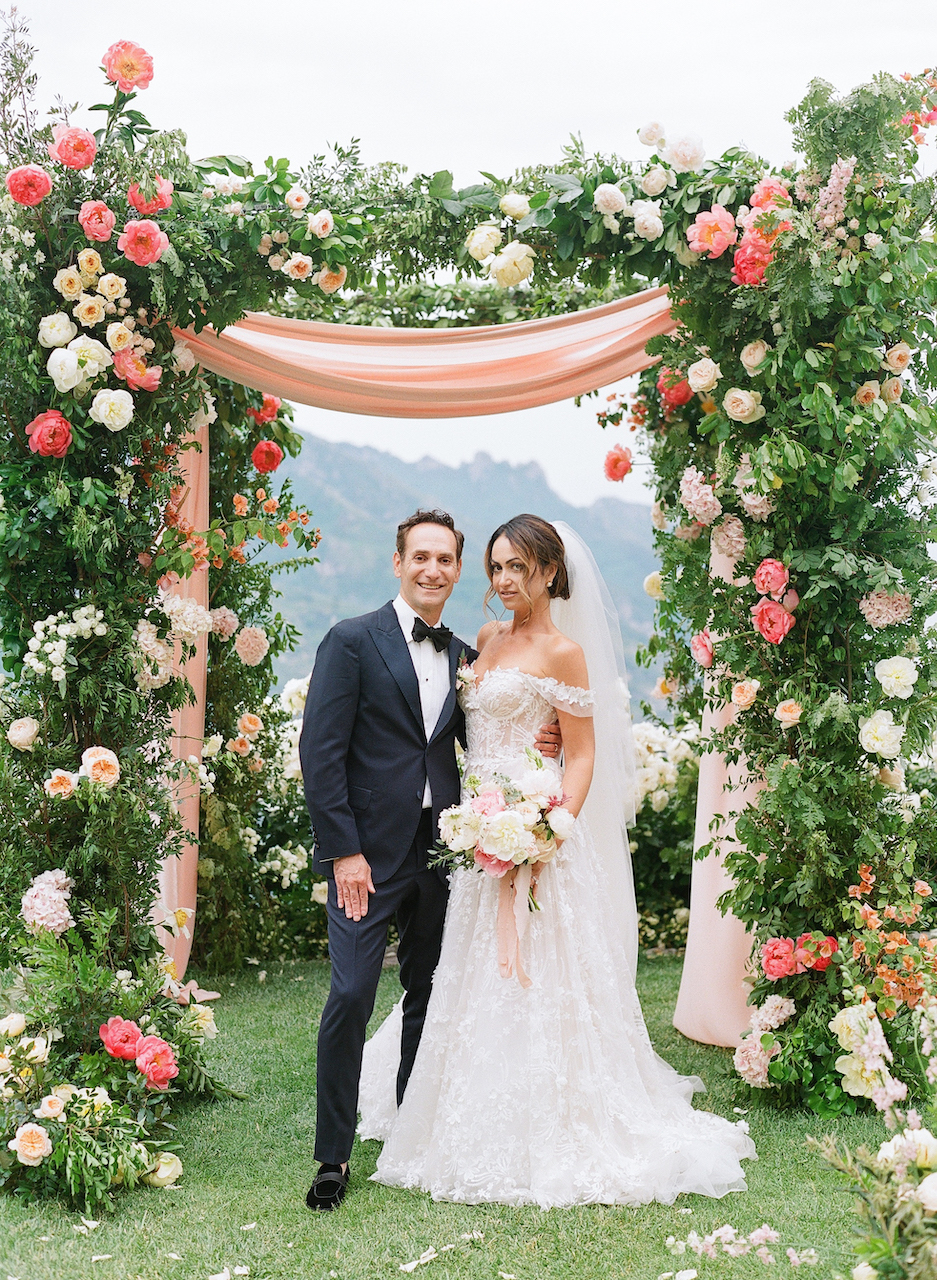 Canopy fiorita per matrimonio ebraico