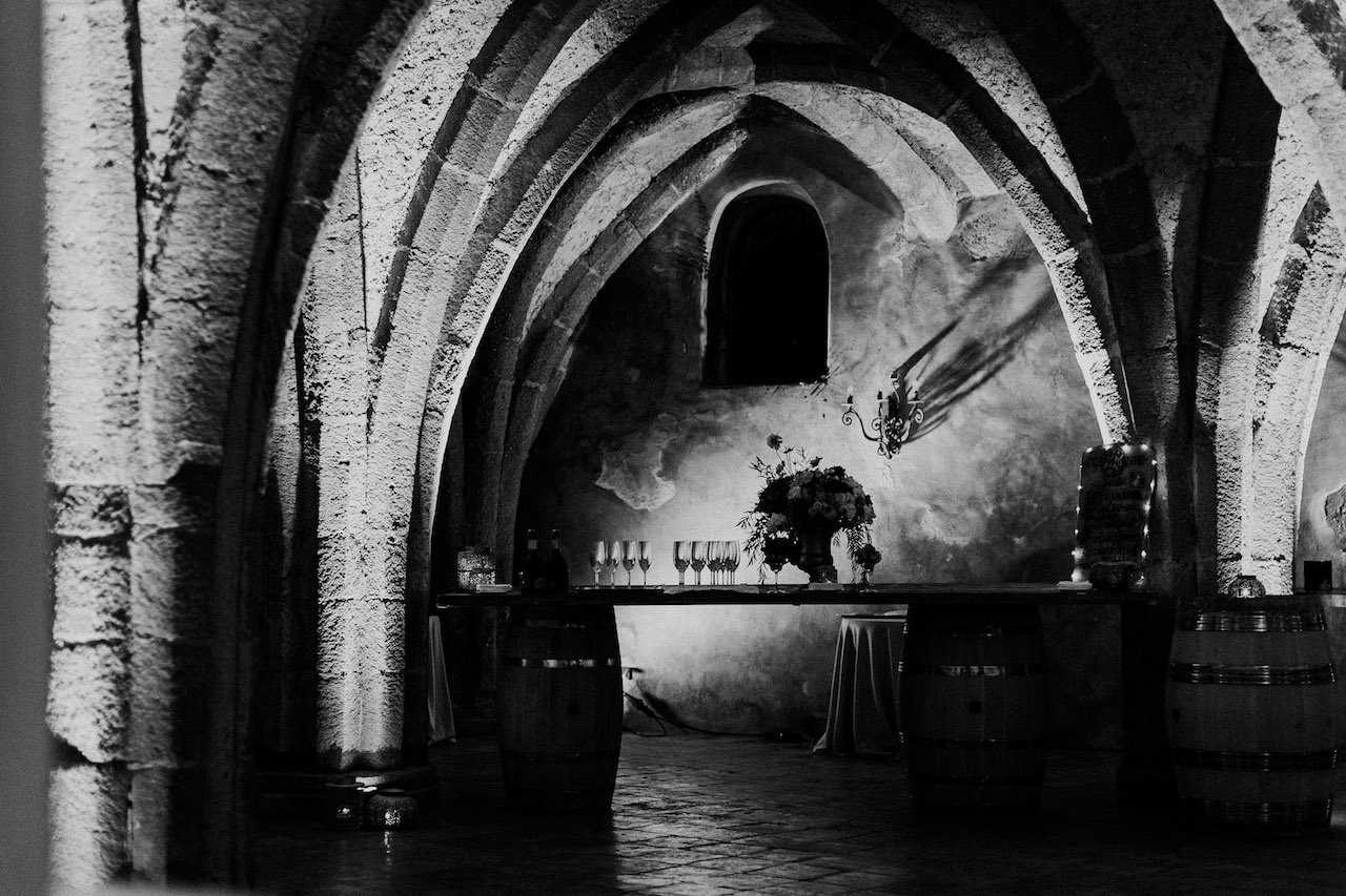party del matrimonio nella cripta di villa cimbrone, Ravello