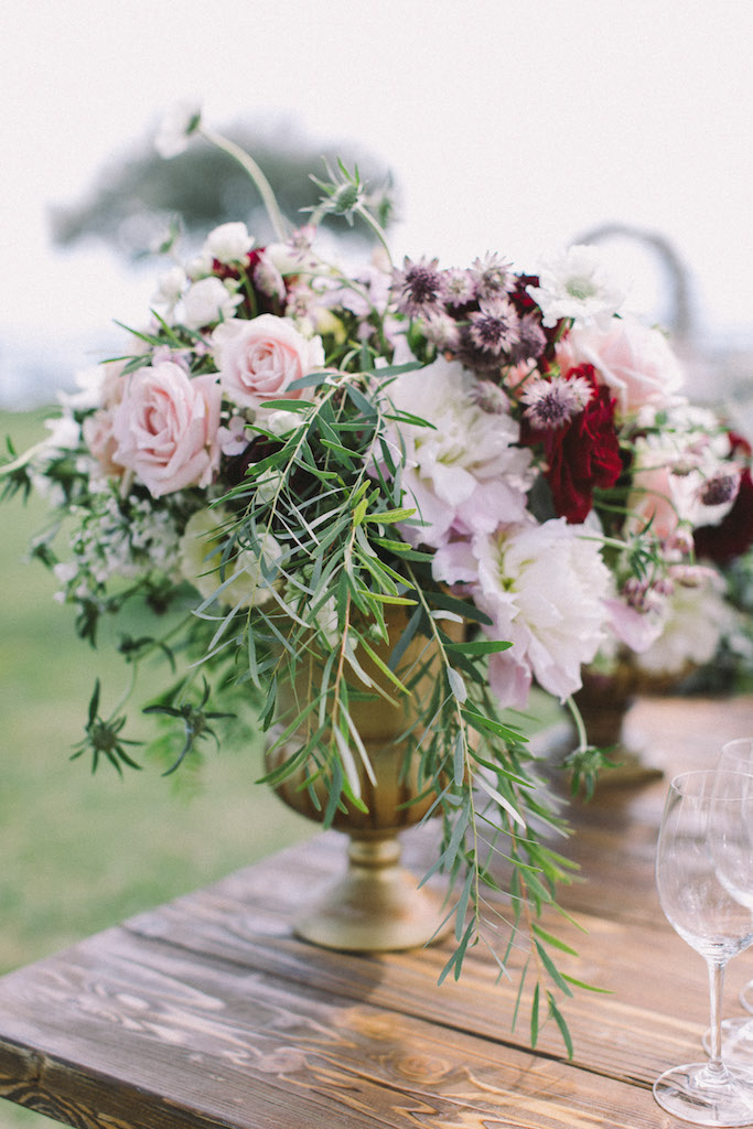 centrotavola con fiori di ottobre