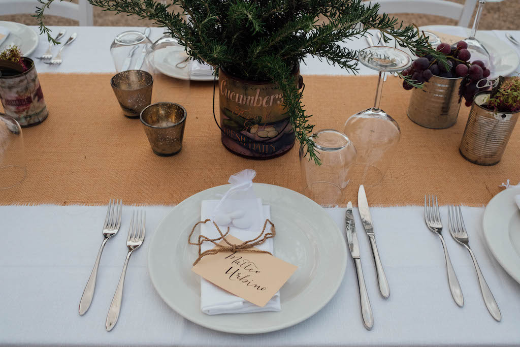 centrotavola particolare rosmarino