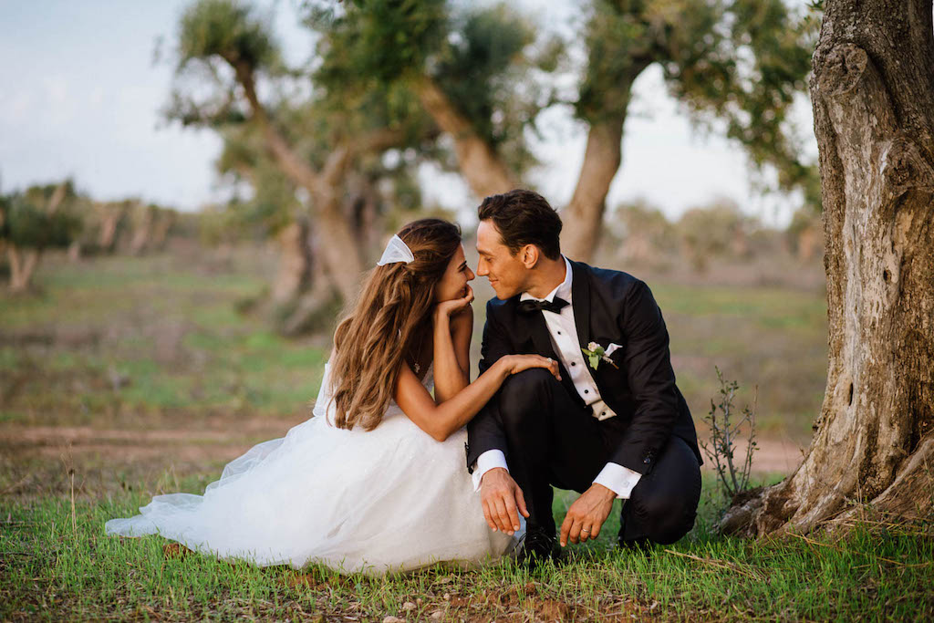 Matrimonio tra gli ulivi in Puglia