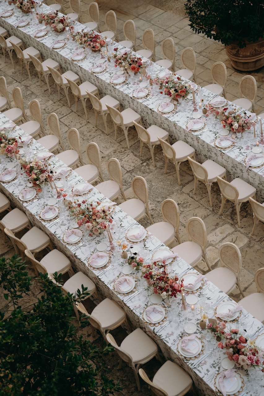 location per cena di matrimonio all'aperto in Masseria Pettolecchia