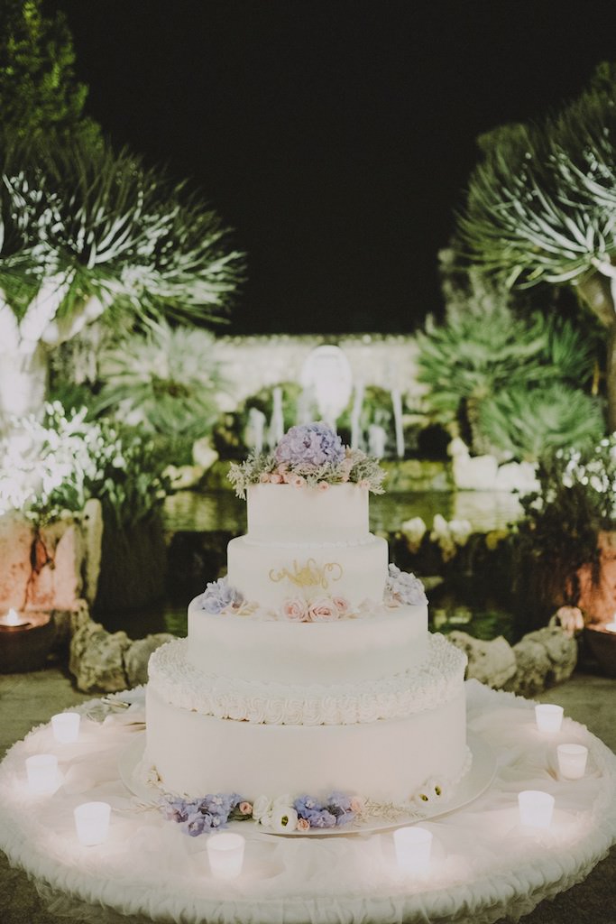 fiori freschi per wedding cake