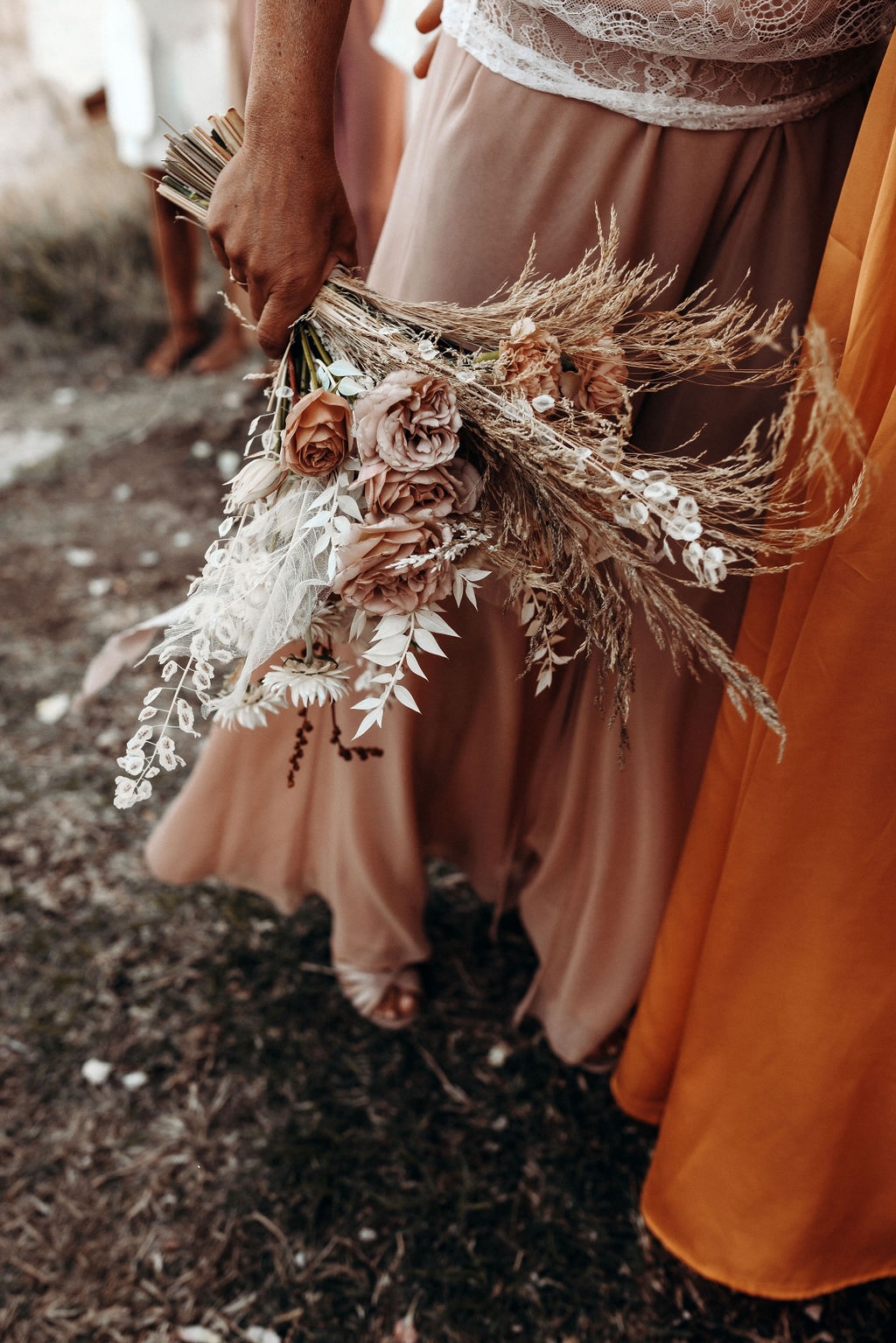 bridal bouquet country chic